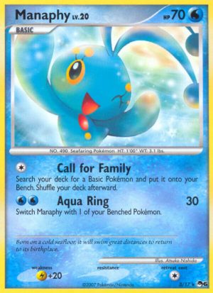 Manaphy - 3 - POP Series 6|Manaphy - 3 - holo - POP Series 6