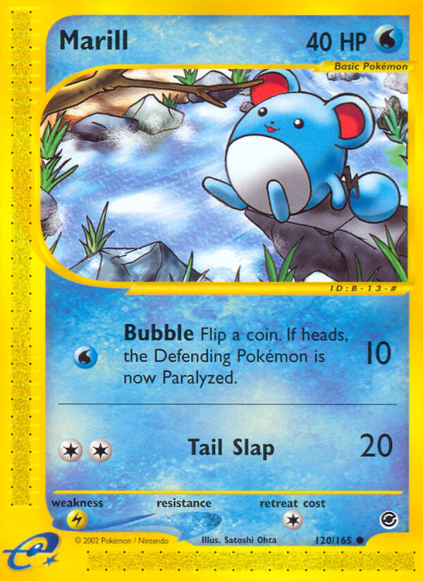 Marill - Expedition Base set|Marill - Expedition Base set - Reverse Holo