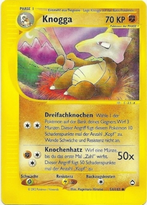 Marowak - 54 - Aquapolis