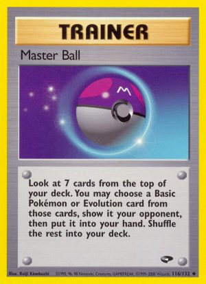 Master Ball Gym Challenge Unlimited|Master Ball Gym Challenge First Edition