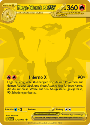 Mega-Glurak X-ex-130-Fatale Flammen