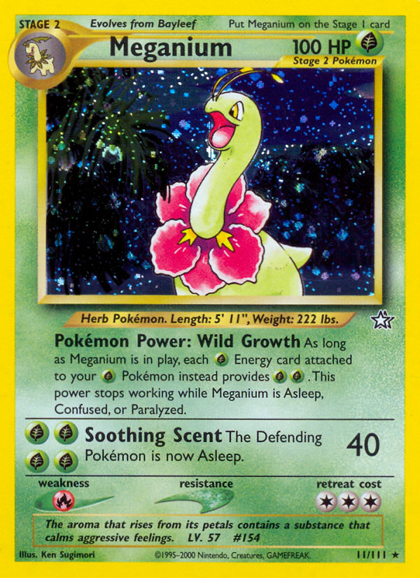 Meganium - Neo Genesis - Unlimited|Meganium - Neo Genesis - First Edition