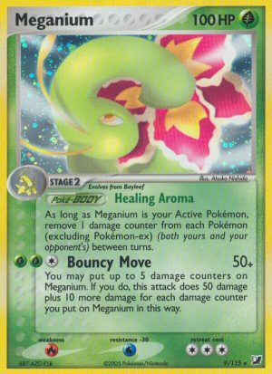 Meganium - 9 - Unseen Forces|Meganium - 9 - non-holo - Unseen Forces