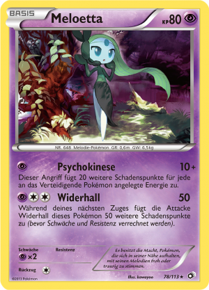 Meloetta - 78 - Legendäre Schätze