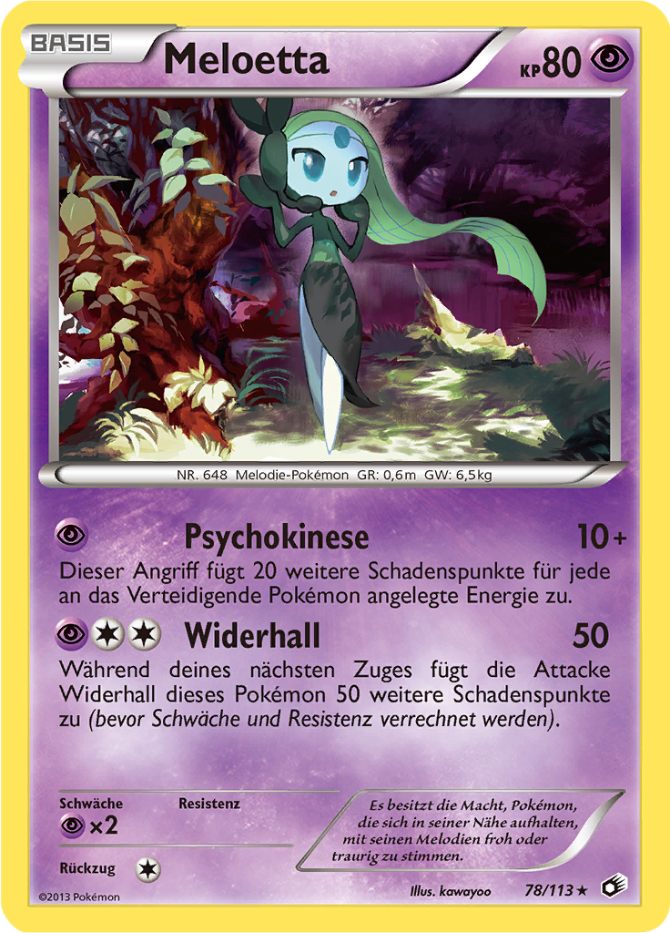Meloetta - 78 - Legendäre Schätze