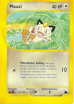 Meowth - 78 - Skyridge