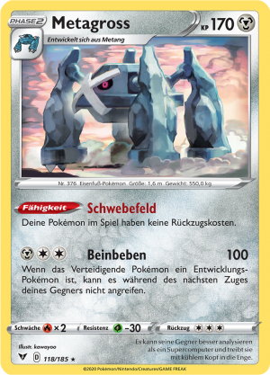 Metagross - 118 - Farbenschock