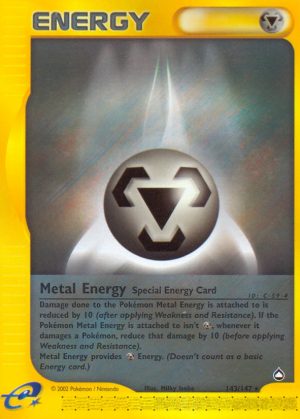 Metal Energy - 143/147 - Aquapolis|Metal Energy - 143/147 - Reverse holo - Aquapolis
