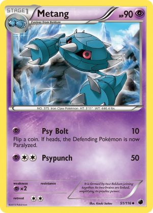 Metang - 51 - Plasma Freeze|Metang - 51 - reverse holo - Plasma Freeze