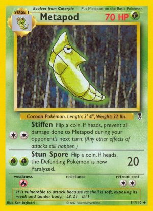 Metapod - 54 - Legendary Collection|Metapod - 54/110 - Revers Holo - Legendary Collection