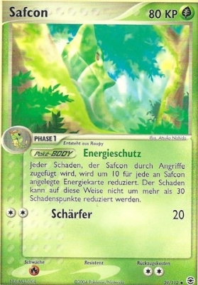 Metapod - 39 - Feuerrot & Blattgrun