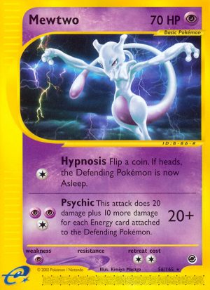 Mewtwo - Expedition Base set|Mewtwo - Expedition Base set - Reverse Holo