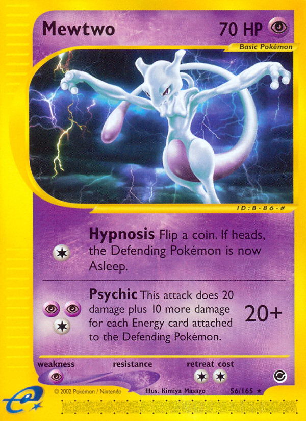 Mewtwo - Expedition Base set|Mewtwo - Expedition Base set - Reverse Holo