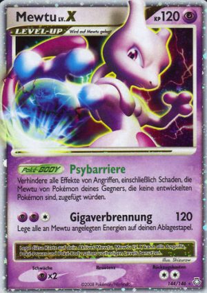 Mewtwo LV.X - 144 - Erwachte Legenden