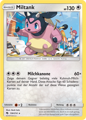Miltank - 158 - Echo des Donners