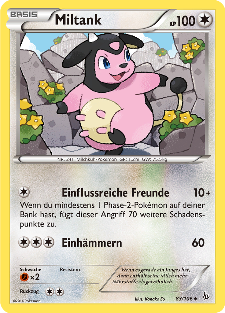 Miltank - 83 - Flammenmeer