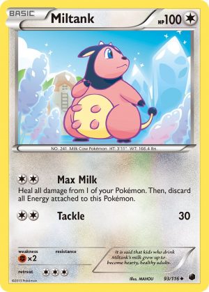 Miltank - 93 - Plasma Freeze|Miltank - 93 - reverse holo - Plasma Freeze