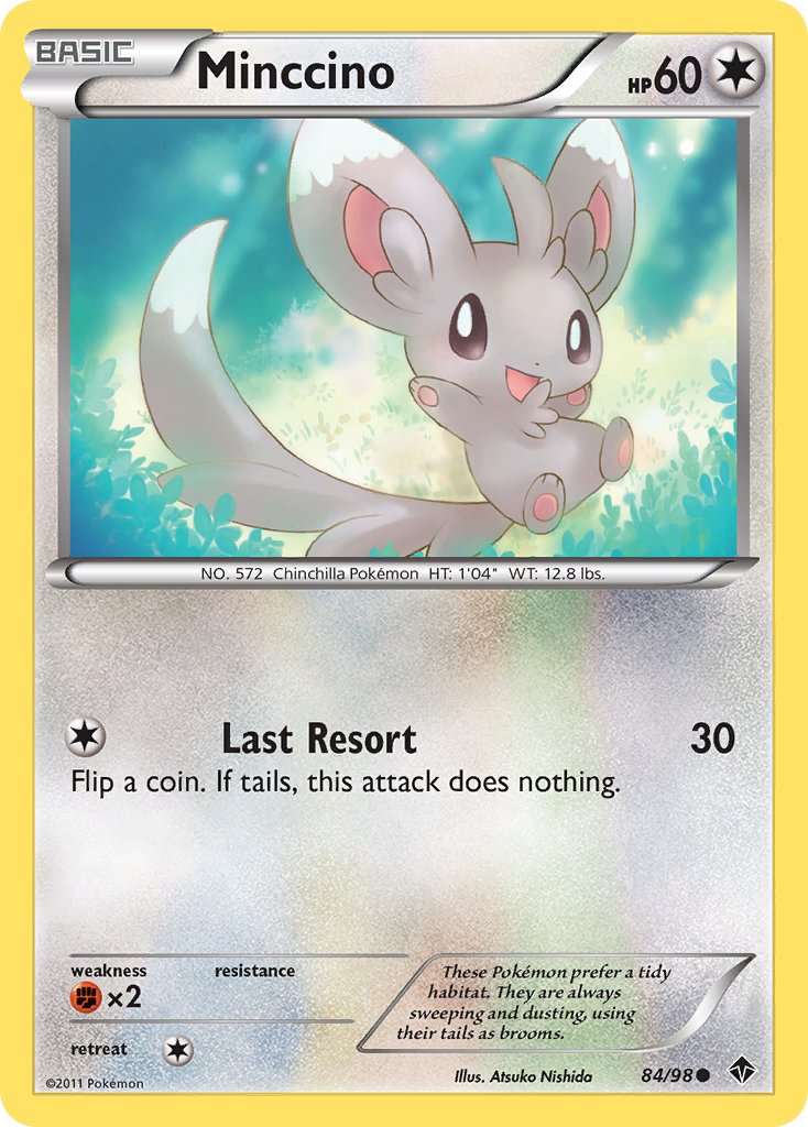 Minccino - 84 - Emerging Powers|Minccino - 84 - reverse holo - Emerging Powers