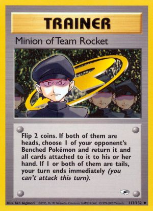 Minion of Team Rocket - Gym Heroes - Unlimited|Minion of Team Rocket - Gym Heroes - First Edition