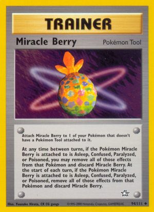 Miracle Berry - Neo Genesis - Unlimited|Miracle Berry - Neo Genesis - First Edition