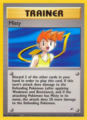 Misty - Gym Heroes - Unlimited|Misty - Gym Heroes - First Edition