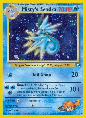 Misty’s Seadra - Gym Heroes - Unlimited|Misty’s Seadra - Gym Heroes - First Edition