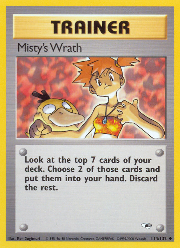 Misty’s Wrath - Gym Heroes - Unlimited|Misty’s Wrath - Gym Heroes - First Edition