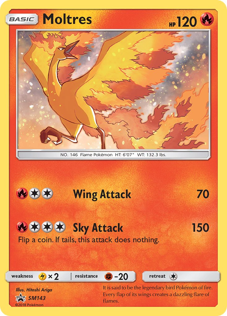Moltres - SM143 - Sun & Moon Promos