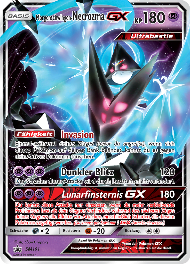 Morgenschwingen-Necrozma-GX - SM101 - Sun & Moon Promos