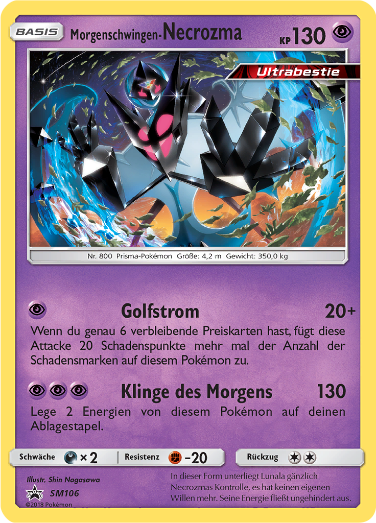 Morgenschwingen-Necrozma - SM106 - Sun & Moon Promos