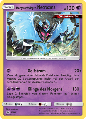 Morgenschwingen-Necrozma - SM123 - Sun & Moon Promos