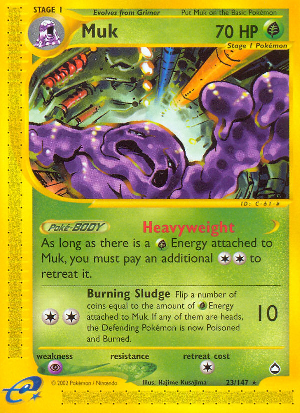 Muk - 23/147 - Aquapolis|Muk - 23/147 - Reverse holo - Aquapolis