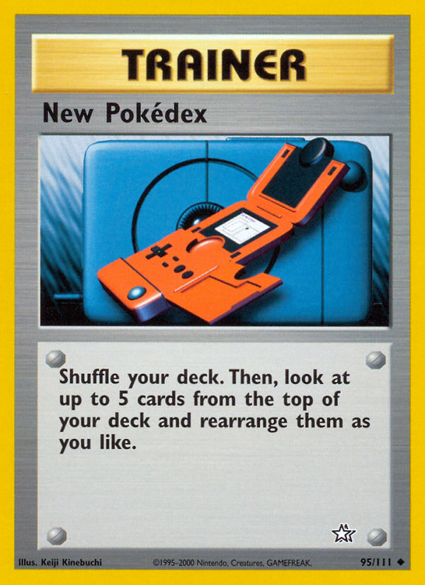 New Pokédex - Neo Genesis - Unlimited|New Pokédex - Neo Genesis - First Edition