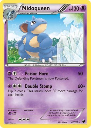 Nidoqueen - 42 - Plasma Freeze|Nidoqueen - 42 - reverse holo - Plasma Freeze
