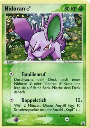 Nidoran - 71 - Feuerrot & Blattgrun