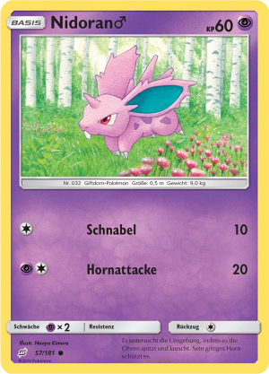 Nidoran♂ - 57 - Teams sind Trumpf