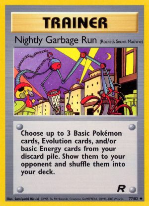 Nightly Garbage Run Team Rocket unlimited|Nightly Garbage Run Team Rocket first edition