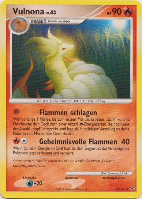 Ninetales - 36 - Platin