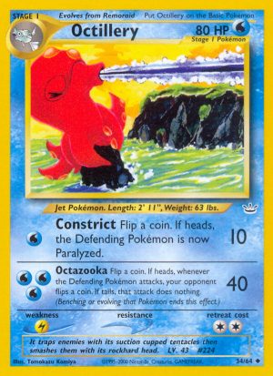 Octillery - Neo Revelation - Unlimited|Octillery - Neo Revelation - First Edition