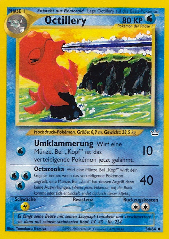 Octillery - 34 - Neo Revelation
