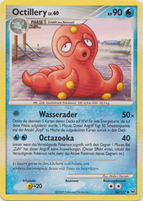 Octillery - 58 - Platin