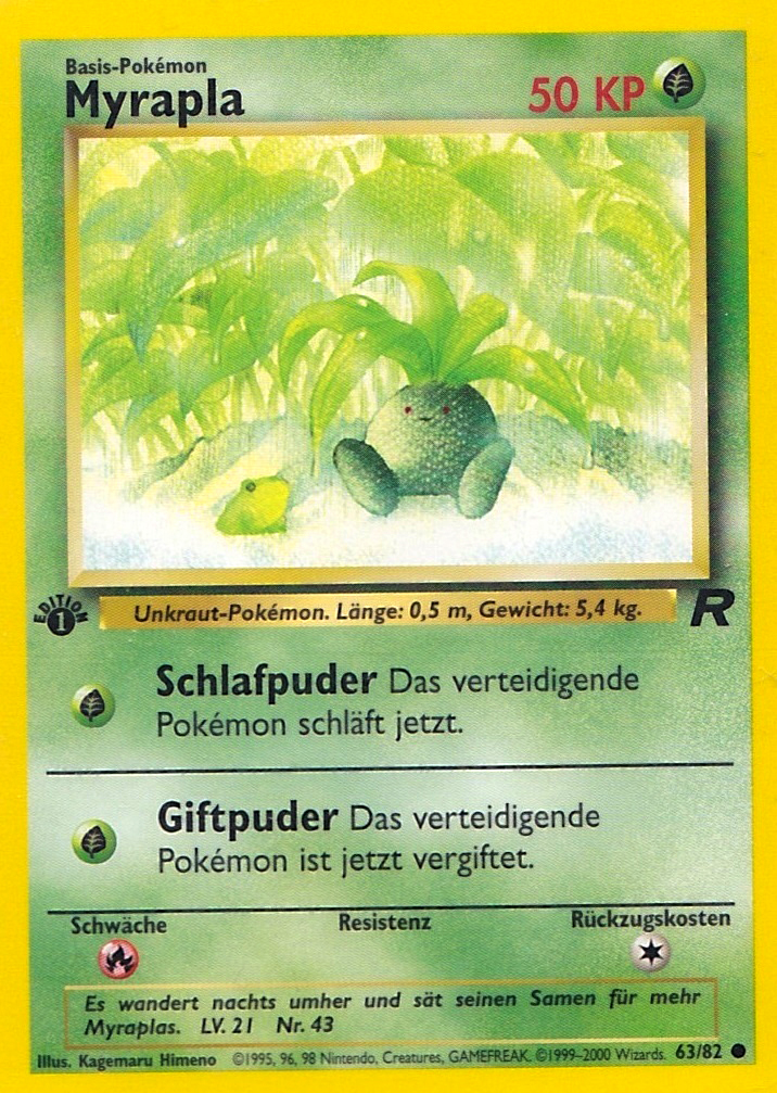 Oddish - 63 - Team Rocket