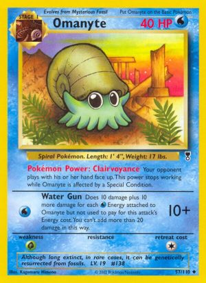 Omanyte - 57 - Legendary Collection|Omanyte - 57/110 - Revers Holo - Legendary Collection