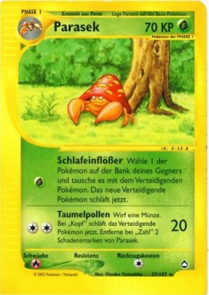 Parasect - 27 - Aquapolis