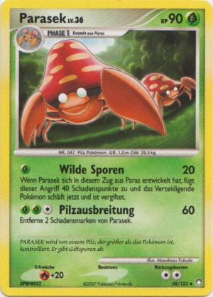 Parasect - 58 - Geheimnisvolle Schatze