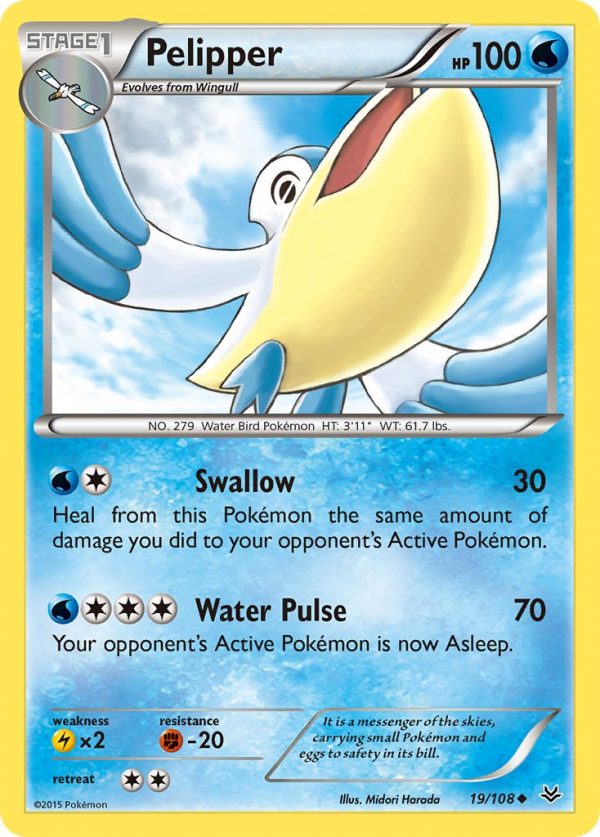 Pelipper 19/108 - Wert, Bild & Seltenheit | Pokemonkarte.de