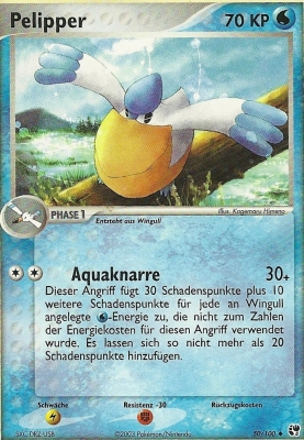 Pelipper - 50 - Sandsturm