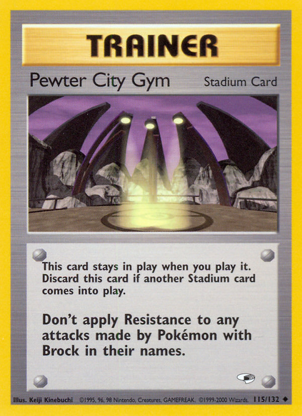 Pewter City Gym - Gym Heroes - Unlimited|Pewter City Gym - Gym Heroes - First Edition