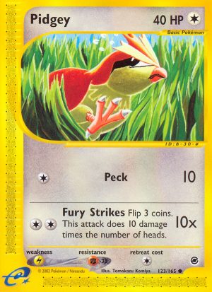 Pidgey - Expedition Base set|Pidgey - Expedition Base set - Reverse Holo