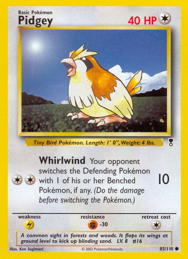 Pidgey - 85 - Legendary Collection|Pidgey - 85/110 - Revers Holo - Legendary Collection
